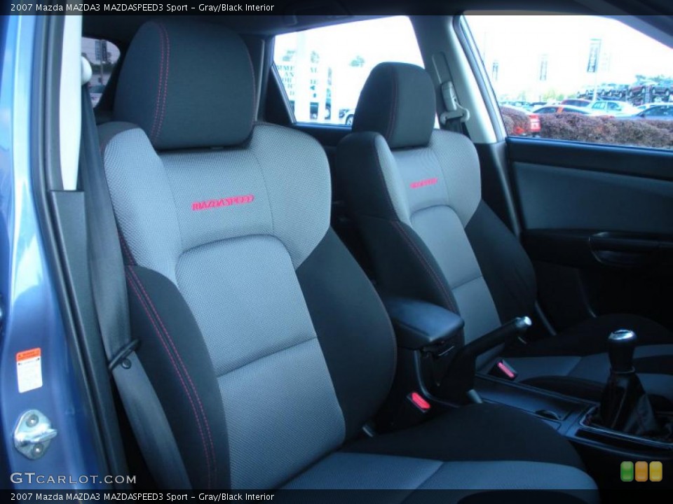 Gray/Black Interior Photo for the 2007 Mazda MAZDA3 MAZDASPEED3 Sport #47208326