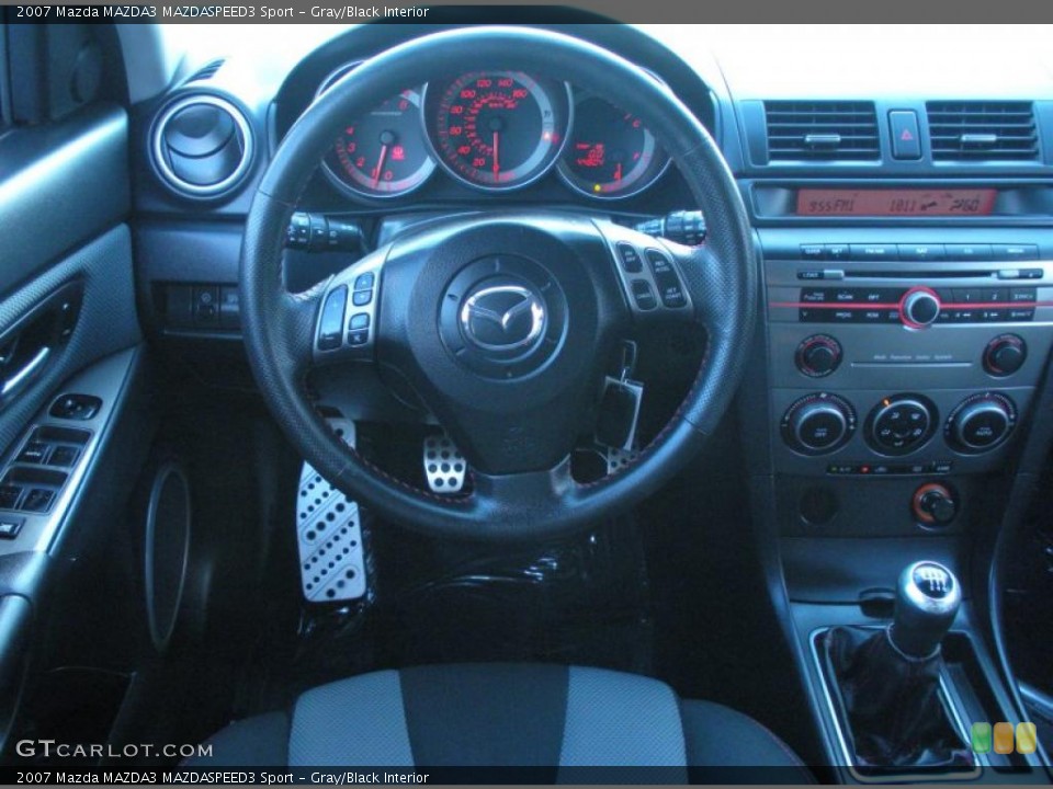 Gray/Black Interior Dashboard for the 2007 Mazda MAZDA3 MAZDASPEED3 Sport #47208362