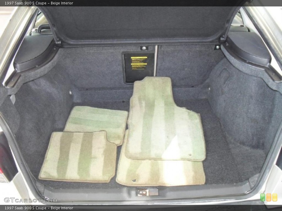 Beige Interior Trunk for the 1997 Saab 900 S Coupe #47208653
