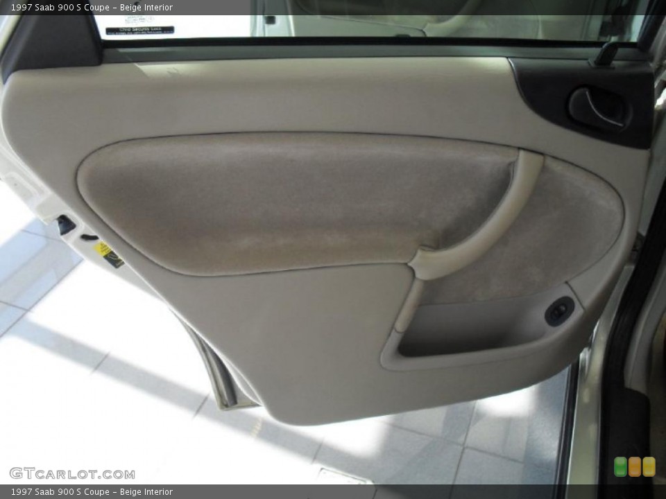 Beige Interior Door Panel for the 1997 Saab 900 S Coupe #47208683