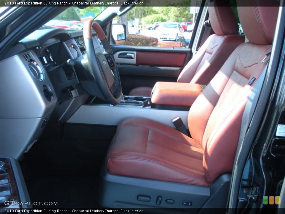 Chaparral Leather/Charcoal Black Interior Photo for the 2010 Ford Expedition EL King Ranch #47209082