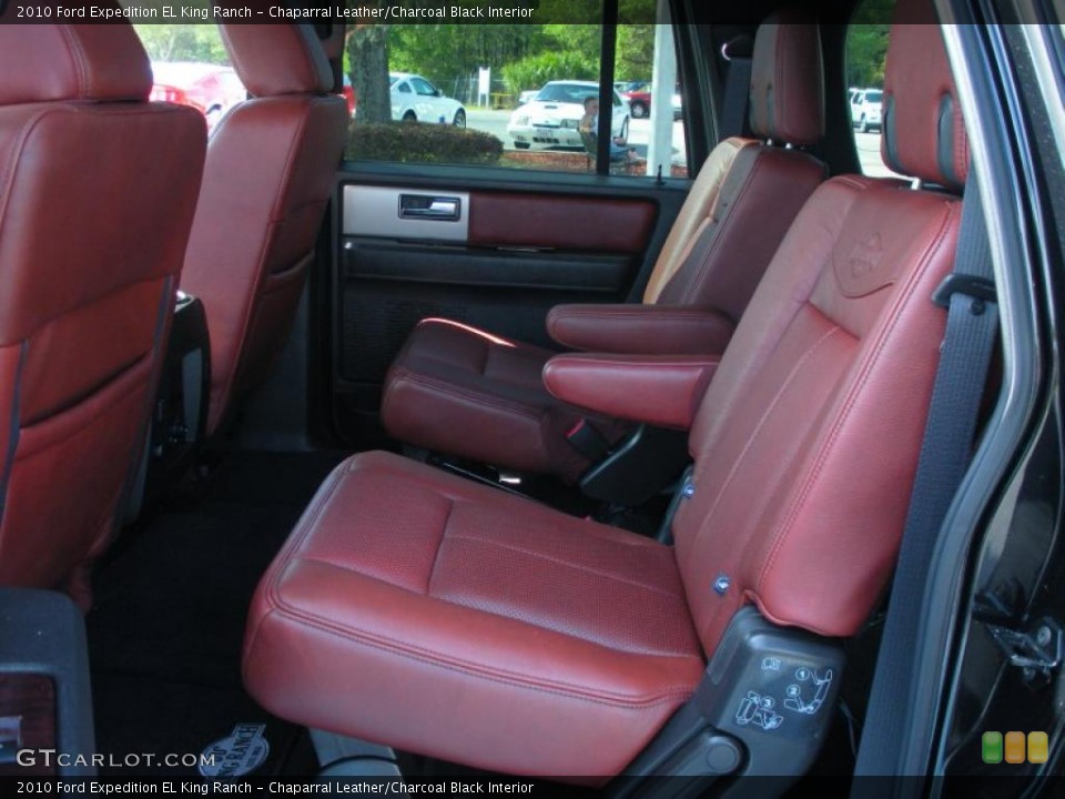 Chaparral Leather/Charcoal Black Interior Photo for the 2010 Ford Expedition EL King Ranch #47209112
