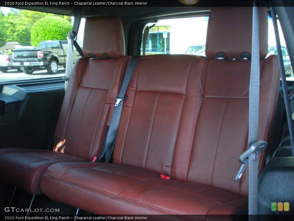Chaparral Leather/Charcoal Black Interior Photo for the 2010 Ford Expedition EL King Ranch #47209142