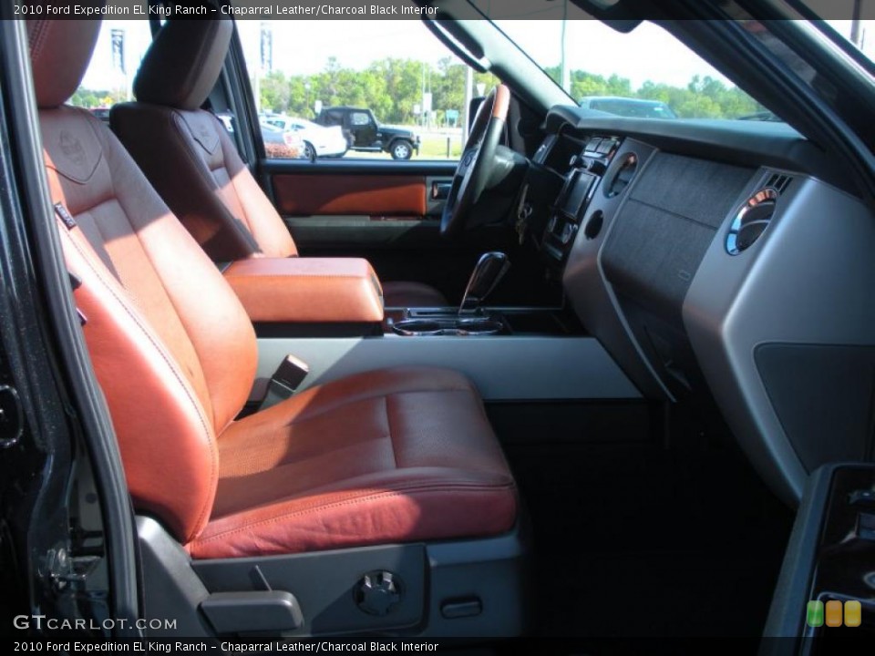 Chaparral Leather/Charcoal Black Interior Photo for the 2010 Ford Expedition EL King Ranch #47209157