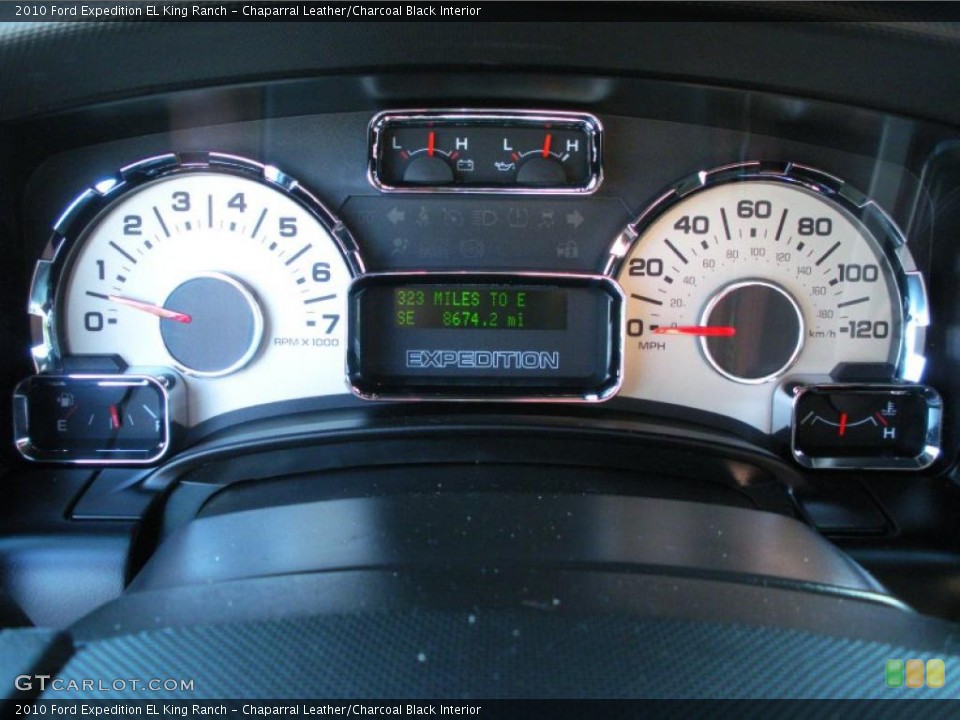 Chaparral Leather/Charcoal Black Interior Gauges for the 2010 Ford Expedition EL King Ranch #47209247