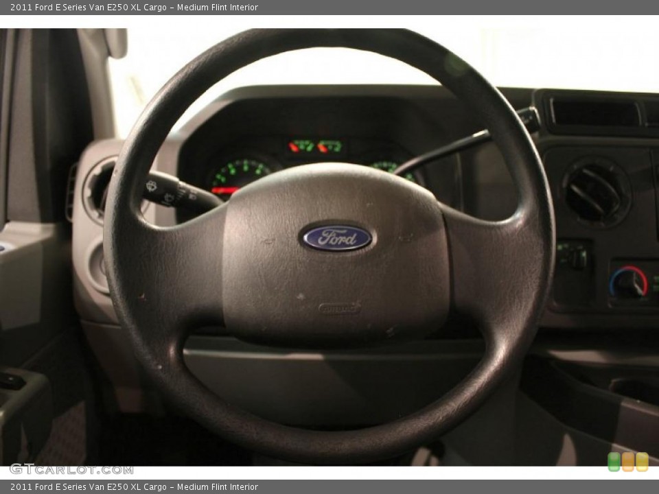 Medium Flint Interior Steering Wheel for the 2011 Ford E Series Van E250 XL Cargo #47209727