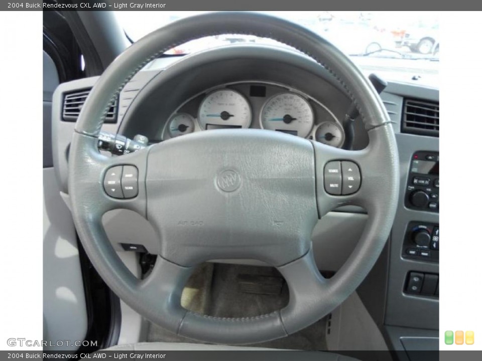 Light Gray Interior Steering Wheel for the 2004 Buick Rendezvous CXL AWD #47209838