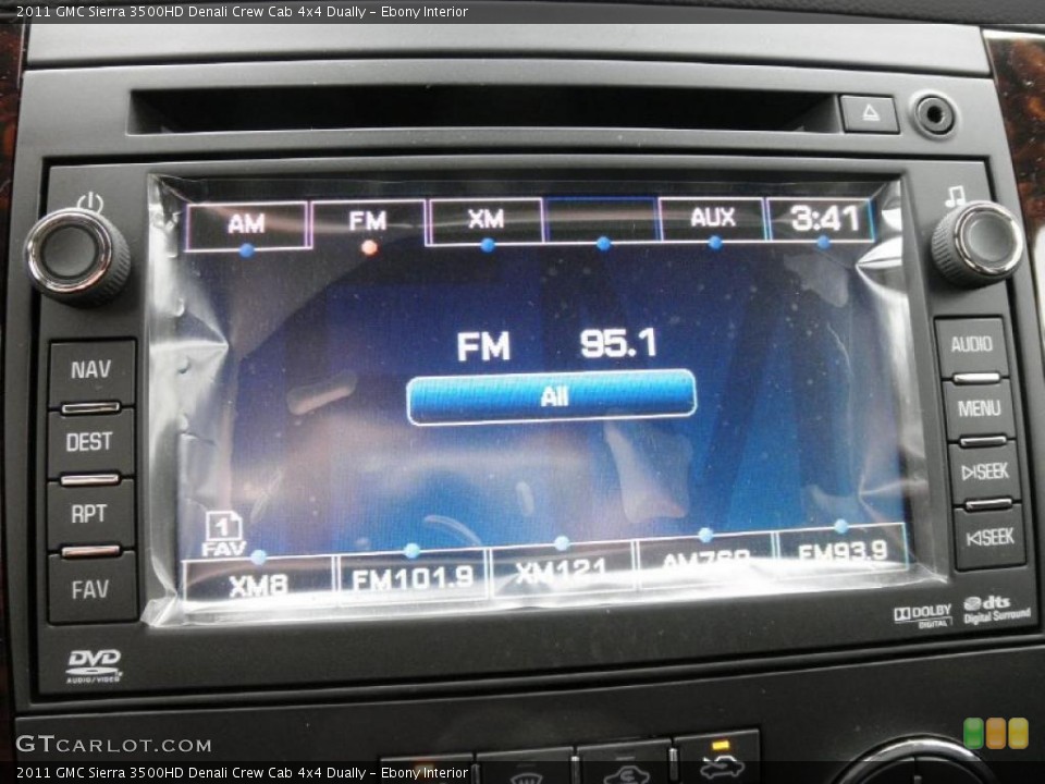 Ebony Interior Controls for the 2011 GMC Sierra 3500HD Denali Crew Cab 4x4 Dually #47209877
