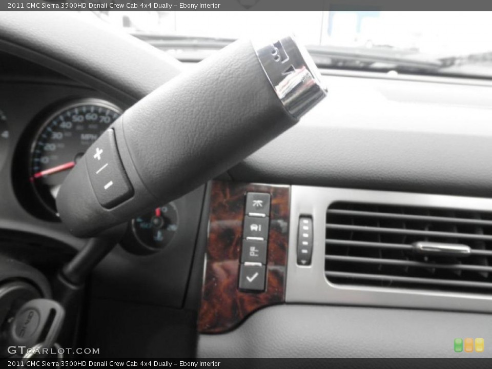 Ebony Interior Transmission for the 2011 GMC Sierra 3500HD Denali Crew Cab 4x4 Dually #47209904