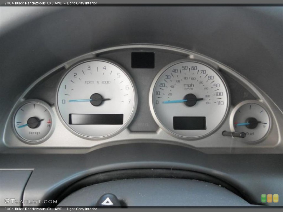 Light Gray Interior Gauges for the 2004 Buick Rendezvous CXL AWD #47210147