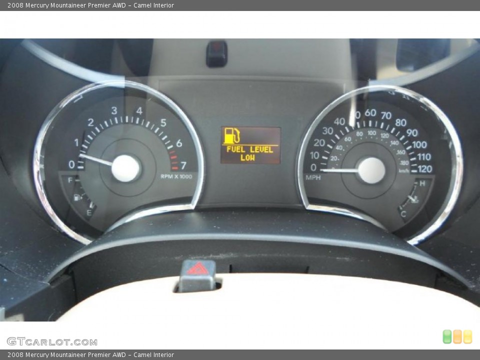 Camel Interior Gauges for the 2008 Mercury Mountaineer Premier AWD #47210711
