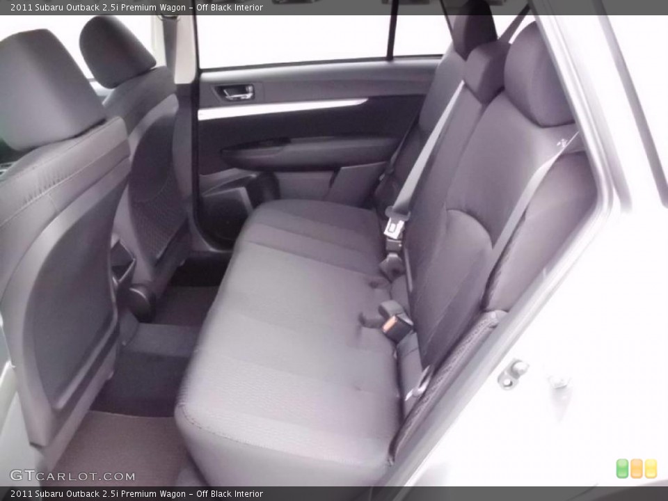 Off Black Interior Photo for the 2011 Subaru Outback 2.5i Premium Wagon #47211110