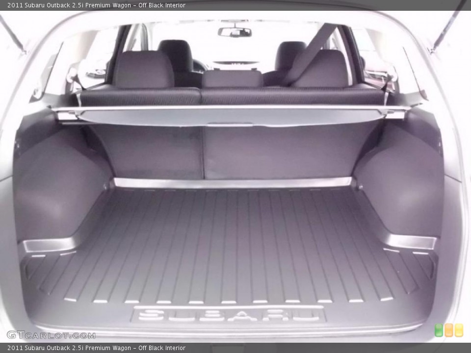 Off Black Interior Trunk for the 2011 Subaru Outback 2.5i Premium Wagon #47211123