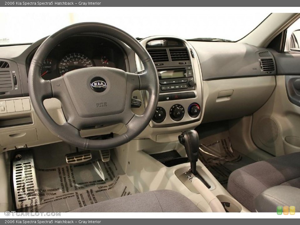 Gray Interior Dashboard for the 2006 Kia Spectra Spectra5 Hatchback #47211233