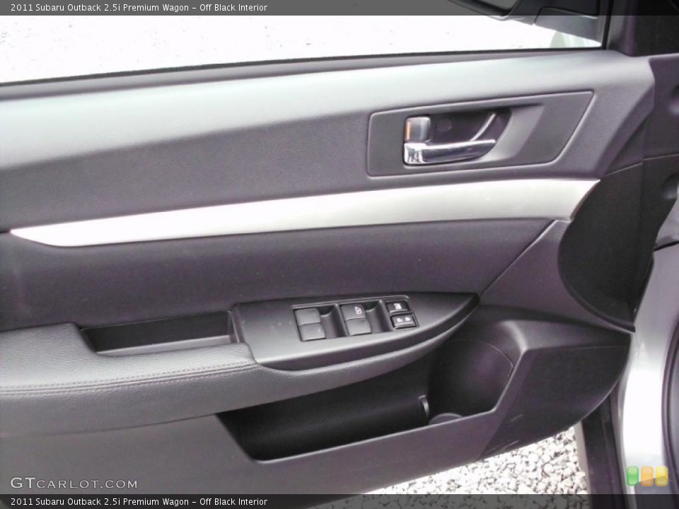 Off Black Interior Door Panel for the 2011 Subaru Outback 2.5i Premium Wagon #47211263