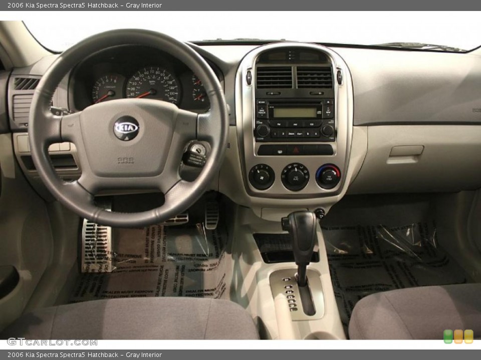Gray Interior Dashboard for the 2006 Kia Spectra Spectra5 Hatchback #47211347