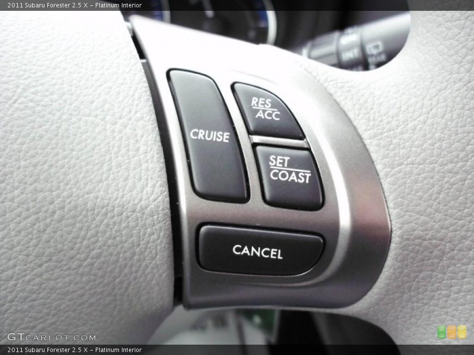 Platinum Interior Controls for the 2011 Subaru Forester 2.5 X #47211914