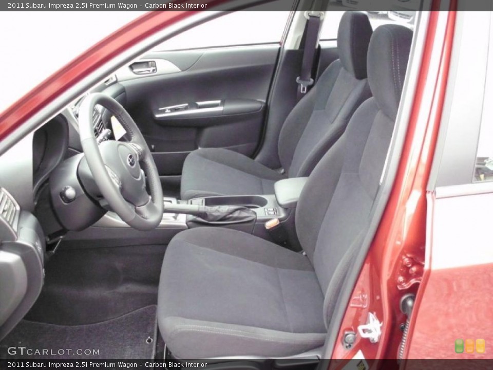 Carbon Black Interior Photo for the 2011 Subaru Impreza 2.5i Premium Wagon #47211995