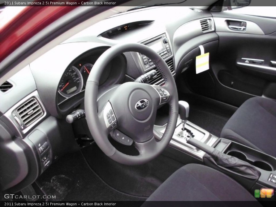 Carbon Black Interior Prime Interior for the 2011 Subaru Impreza 2.5i Premium Wagon #47212142