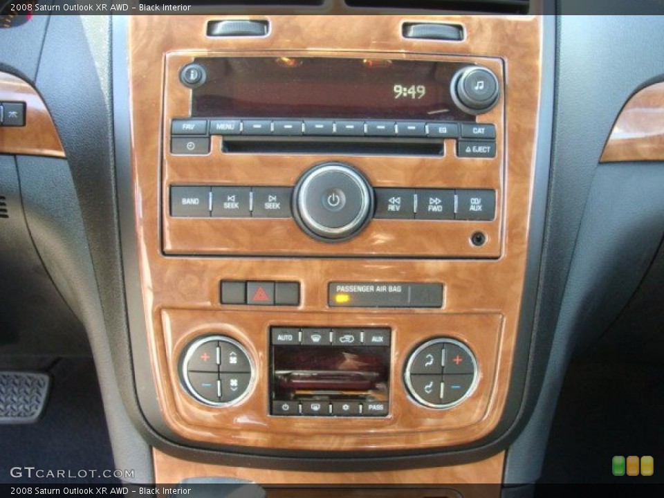 Black Interior Controls for the 2008 Saturn Outlook XR AWD #47212199