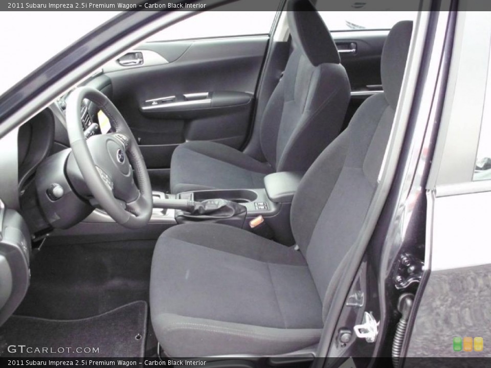 Carbon Black Interior Photo for the 2011 Subaru Impreza 2.5i Premium Wagon #47212307