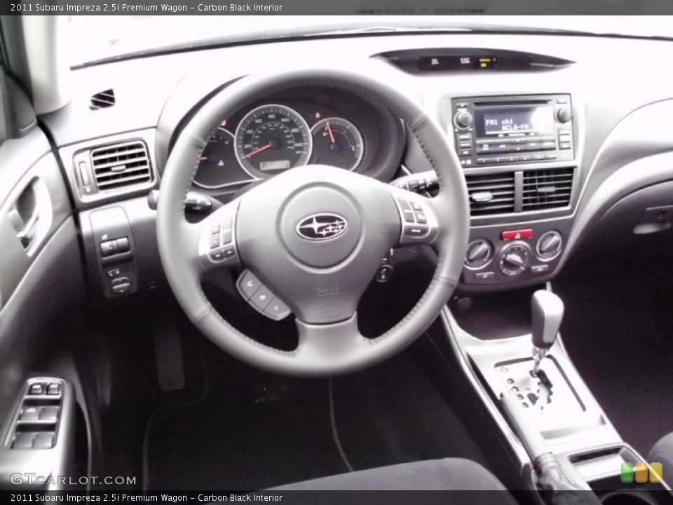 Carbon Black Interior Dashboard for the 2011 Subaru Impreza 2.5i Premium Wagon #47212502