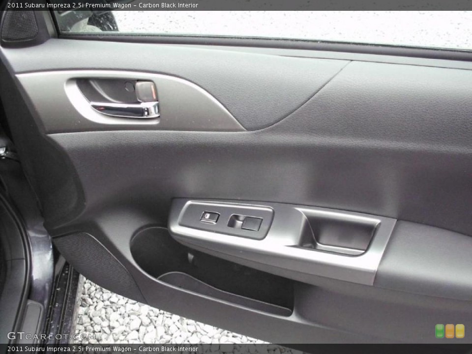 Carbon Black Interior Door Panel for the 2011 Subaru Impreza 2.5i Premium Wagon #47212532