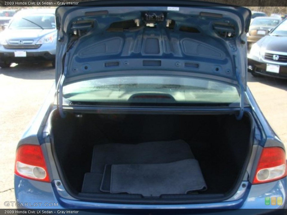 Gray Interior Trunk for the 2009 Honda Civic LX Sedan #47212646