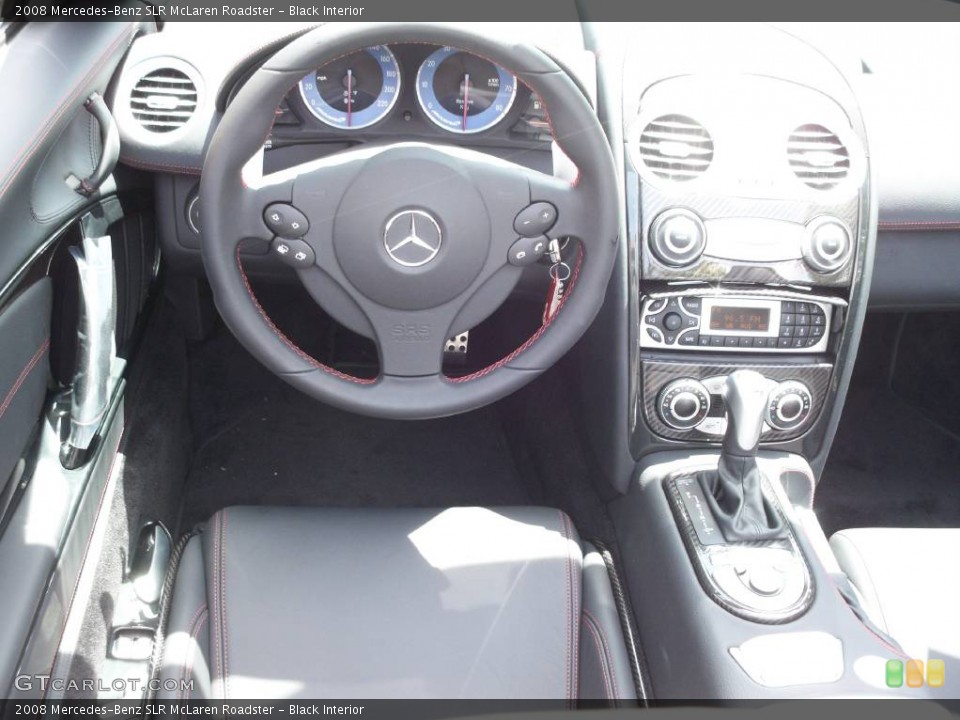 Black Interior Dashboard for the 2008 Mercedes-Benz SLR McLaren Roadster #472135