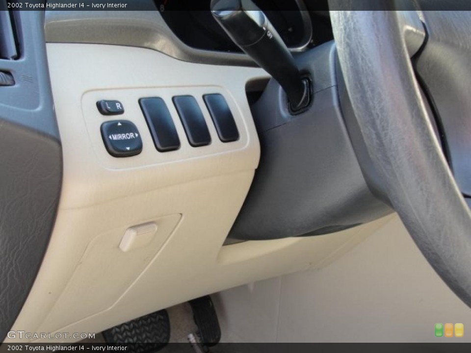 Ivory Interior Controls for the 2002 Toyota Highlander I4 #47214002