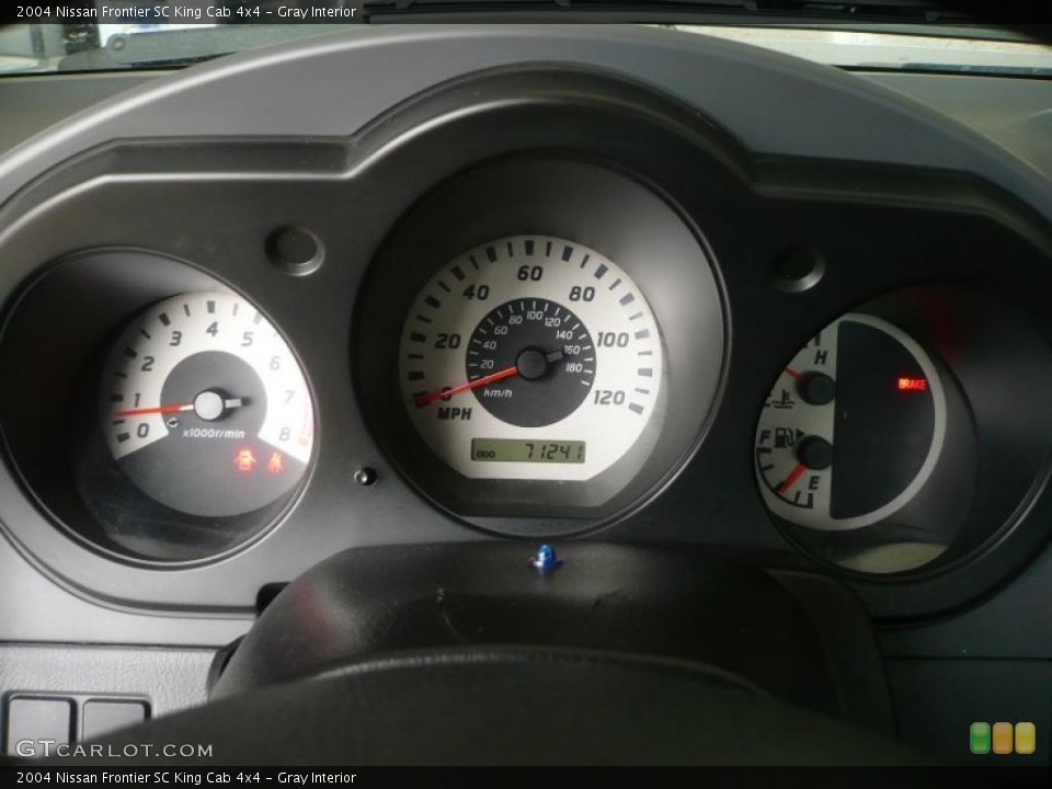 Gray Interior Gauges for the 2004 Nissan Frontier SC King Cab 4x4 #47214041