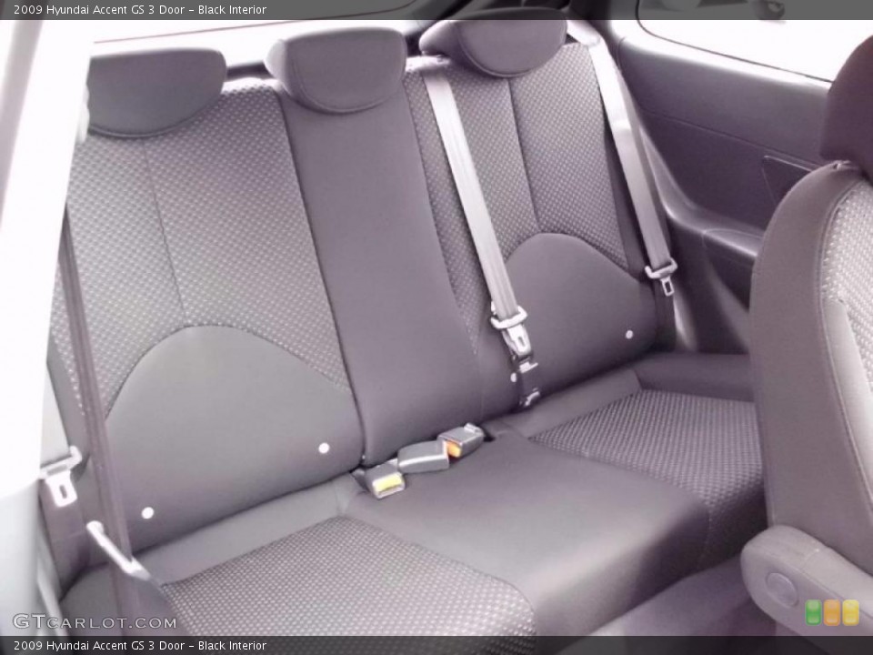 Black Interior Photo for the 2009 Hyundai Accent GS 3 Door #47214188