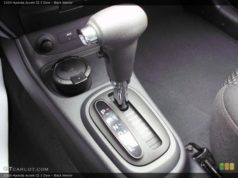 Black Interior Transmission for the 2009 Hyundai Accent GS 3 Door #47214374