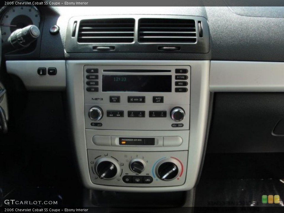 Ebony Interior Controls for the 2006 Chevrolet Cobalt SS Coupe #47214860