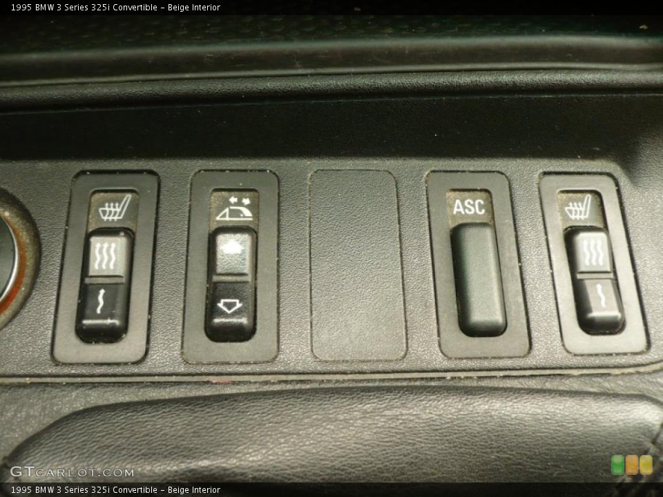 Beige Interior Controls for the 1995 BMW 3 Series 325i Convertible #47214974