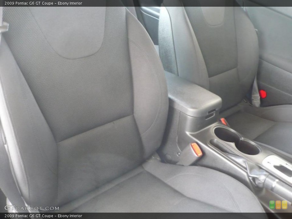 Ebony Interior Photo for the 2009 Pontiac G6 GT Coupe #47215259