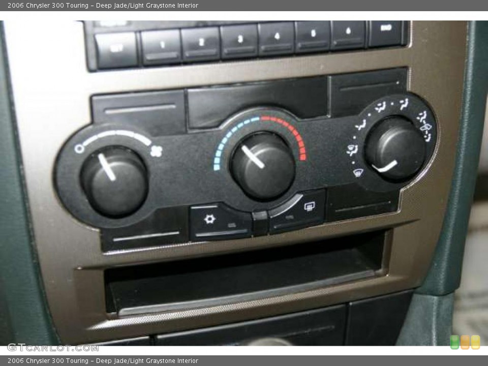 Deep Jade/Light Graystone Interior Controls for the 2006 Chrysler 300 Touring #47215337