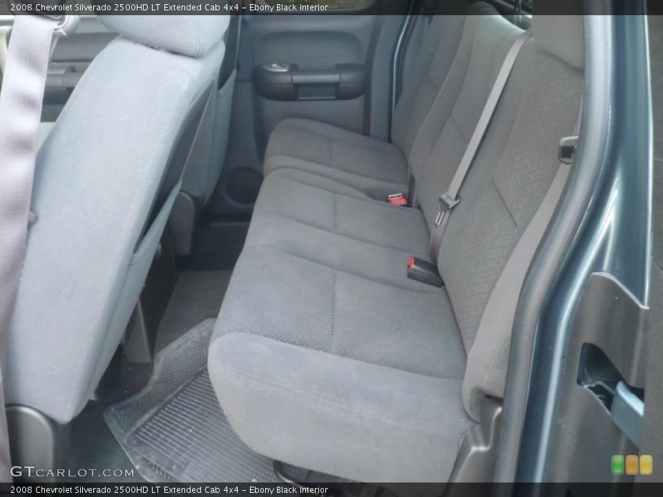 Ebony Black Interior Photo for the 2008 Chevrolet Silverado 2500HD LT Extended Cab 4x4 #47215610