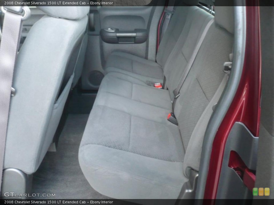 Ebony Interior Photo for the 2008 Chevrolet Silverado 1500 LT Extended Cab #47216582
