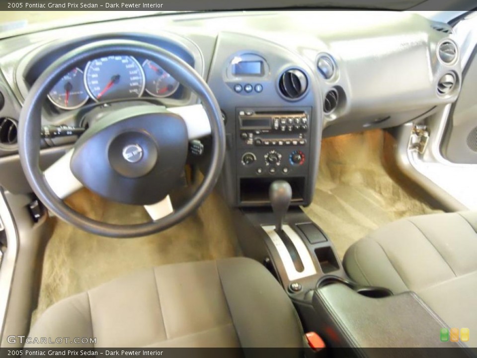 Dark Pewter Interior Dashboard for the 2005 Pontiac Grand Prix Sedan #47216669