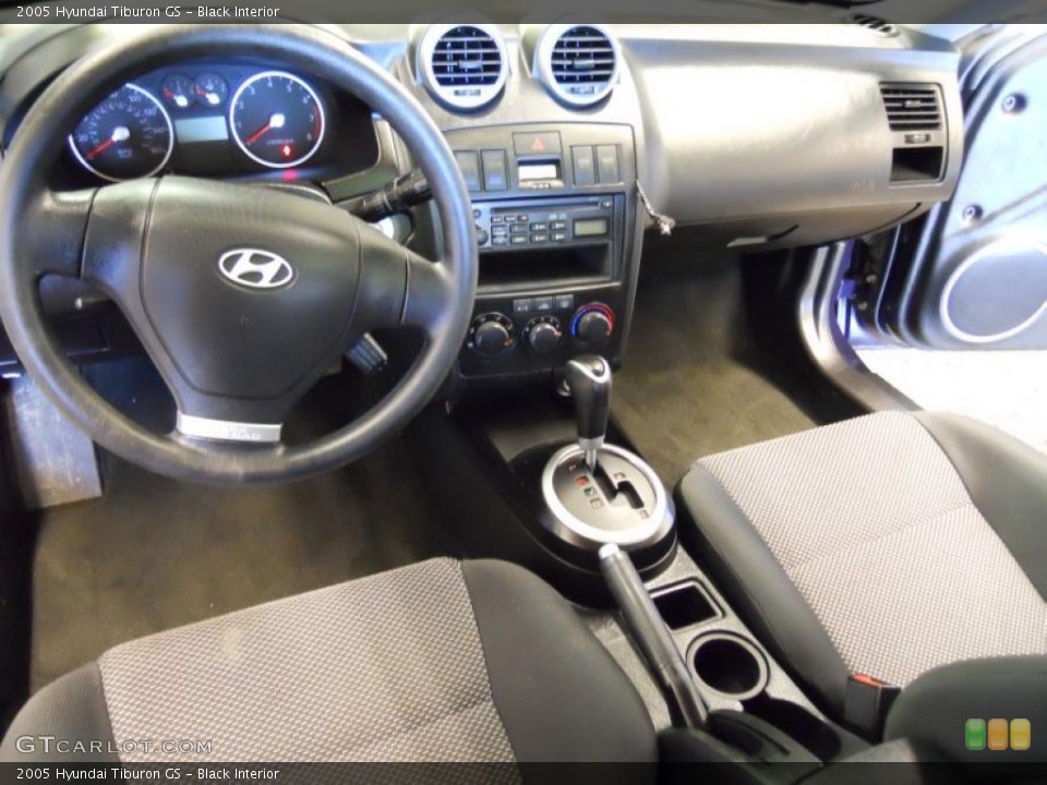 Black Interior Prime Interior for the 2005 Hyundai Tiburon GS #47216987