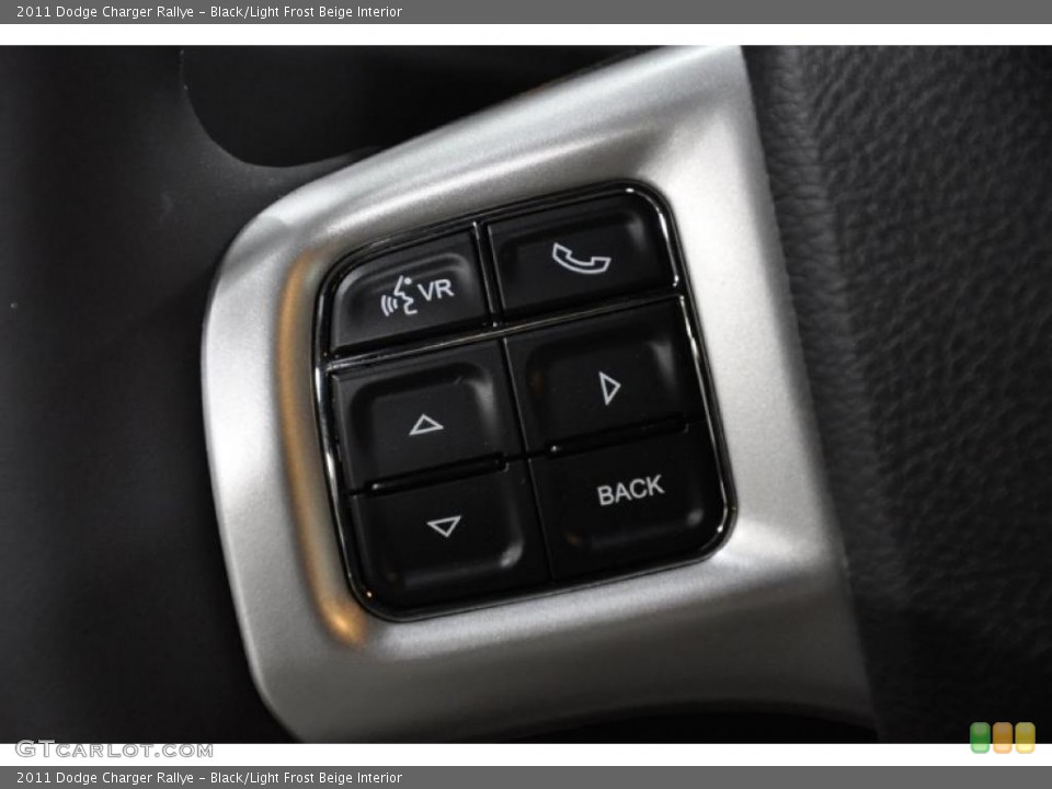 Black/Light Frost Beige Interior Controls for the 2011 Dodge Charger Rallye #47217704