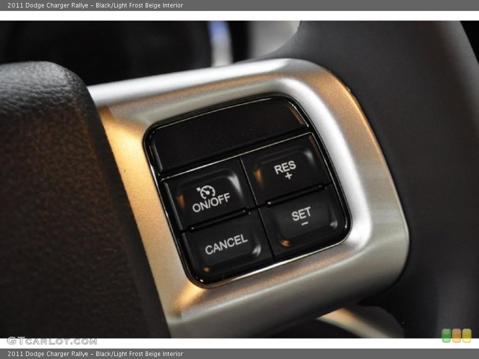 Black/Light Frost Beige Interior Controls for the 2011 Dodge Charger Rallye #47217719