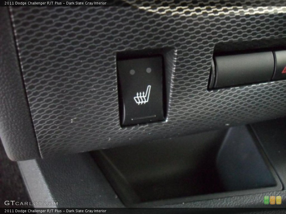 Dark Slate Gray Interior Controls for the 2011 Dodge Challenger R/T Plus #47217764