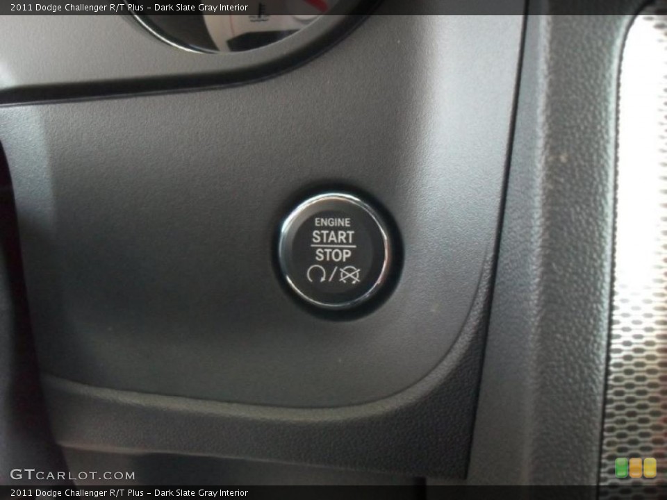 Dark Slate Gray Interior Controls for the 2011 Dodge Challenger R/T Plus #47217782