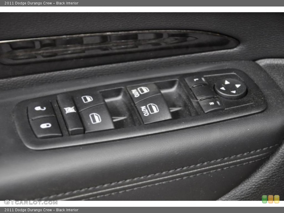 Black Interior Controls for the 2011 Dodge Durango Crew #47217971