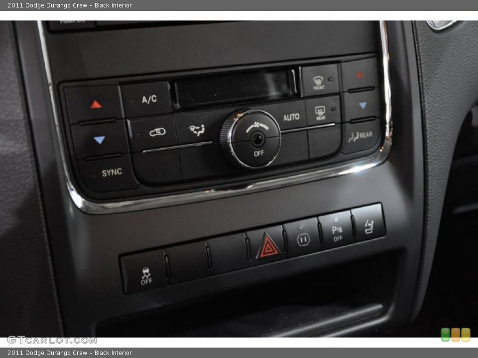Black Interior Controls for the 2011 Dodge Durango Crew #47218040