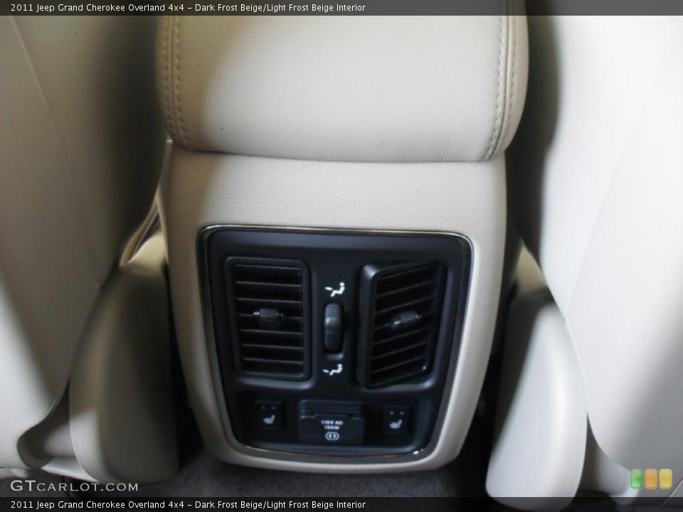 Dark Frost Beige/Light Frost Beige Interior Controls for the 2011 Jeep Grand Cherokee Overland 4x4 #47218259