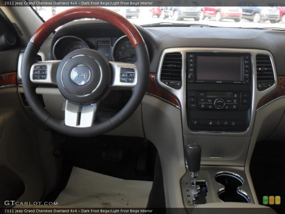 Dark Frost Beige/Light Frost Beige Interior Dashboard for the 2011 Jeep Grand Cherokee Overland 4x4 #47218271