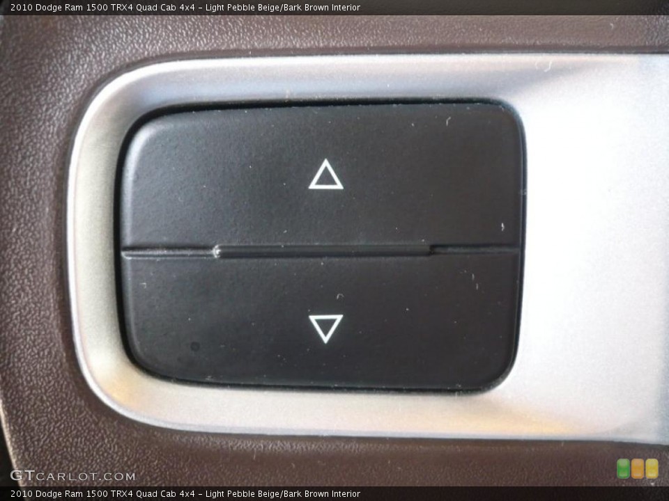 Light Pebble Beige/Bark Brown Interior Controls for the 2010 Dodge Ram 1500 TRX4 Quad Cab 4x4 #47218295